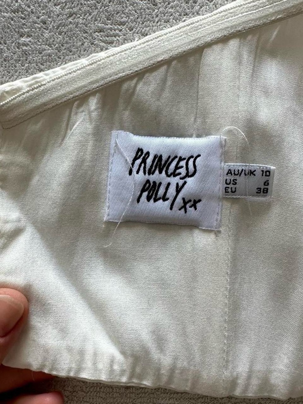 Princess Polly White Strapless Top - Picture 4 of 5